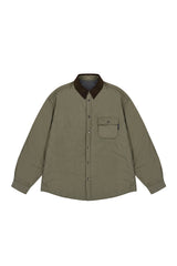 Padding Shirt Jacket (Beige)
