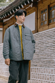Padding Shirt Jacket (Deep Lake)