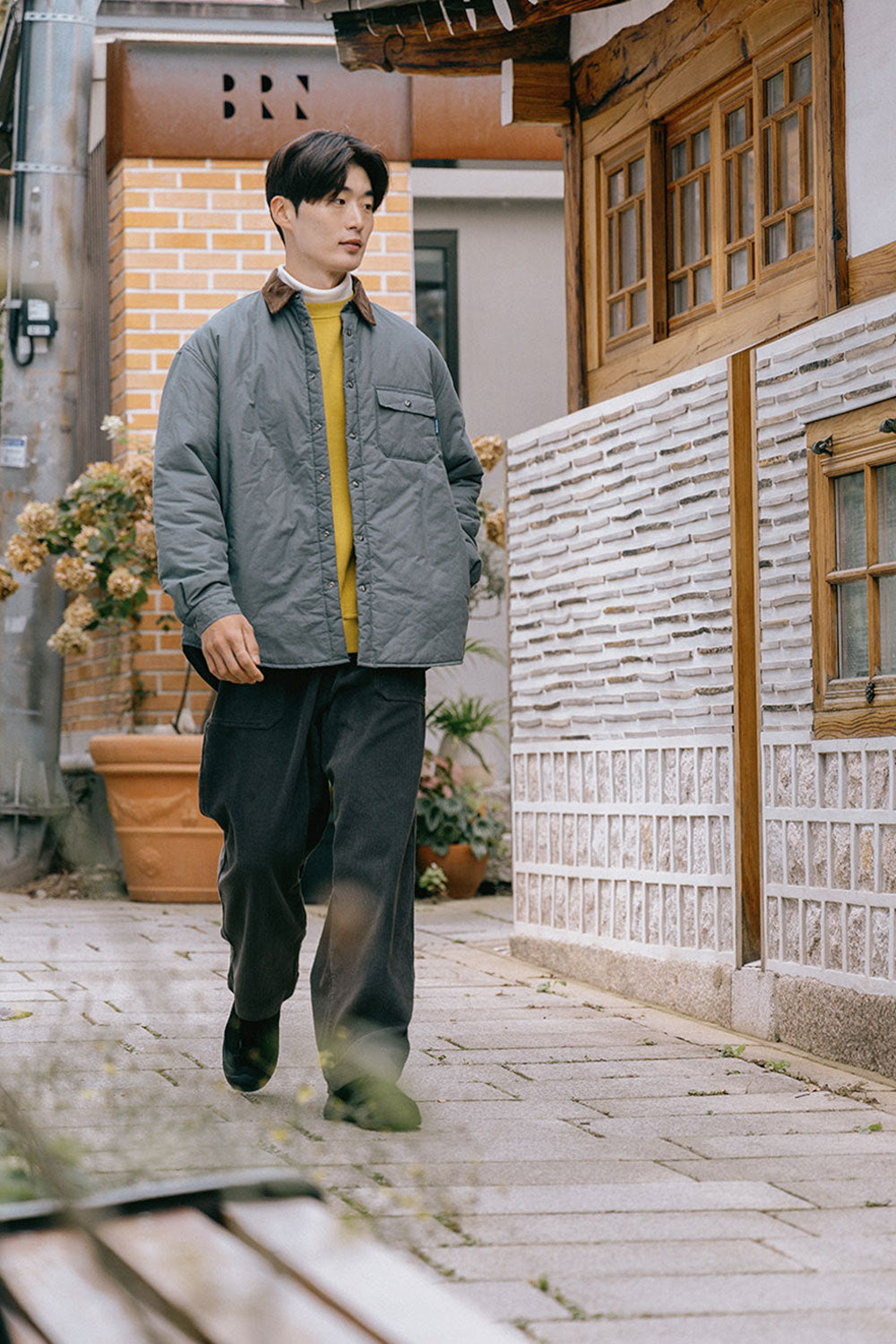 Padding Shirt Jacket (Deep Lake)