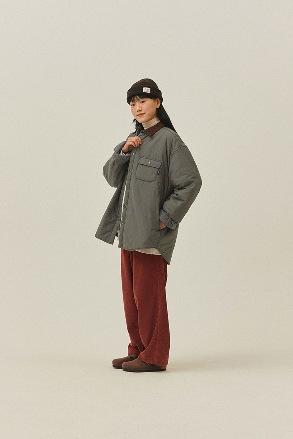 Padding Shirt Jacket (Deep Lake)