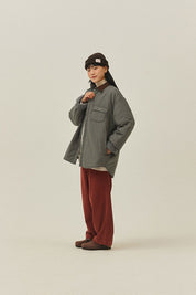 Padding Shirt Jacket (Deep Lake)