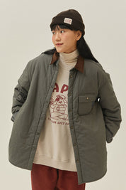 Padding Shirt Jacket (Deep Lake)