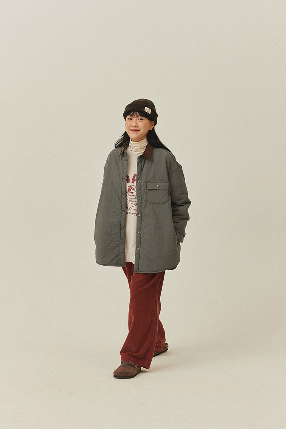 Padding Shirt Jacket (Deep Lake)