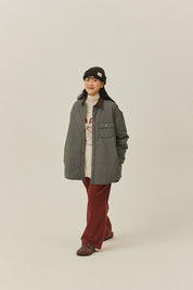 Padding Shirt Jacket (Deep Lake)