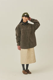 Pigment Corduroy Shirt (Brown)