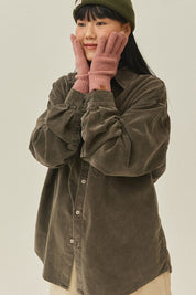 Pigment Corduroy Shirt (Brown)