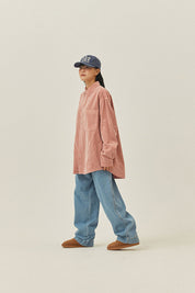 Pigment Corduroy Shirt (Dusty Pink)