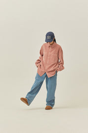 Pigment Corduroy Shirt (Dusty Pink)