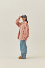 Pigment Corduroy Shirt (Dusty Pink)