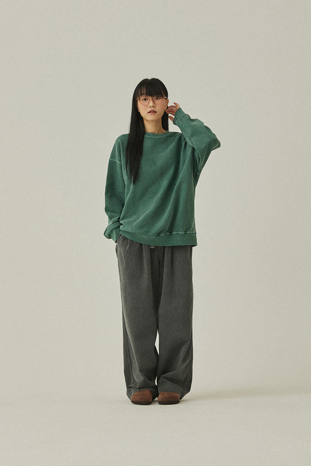 Pigment Sweatshirt (Deep Green)