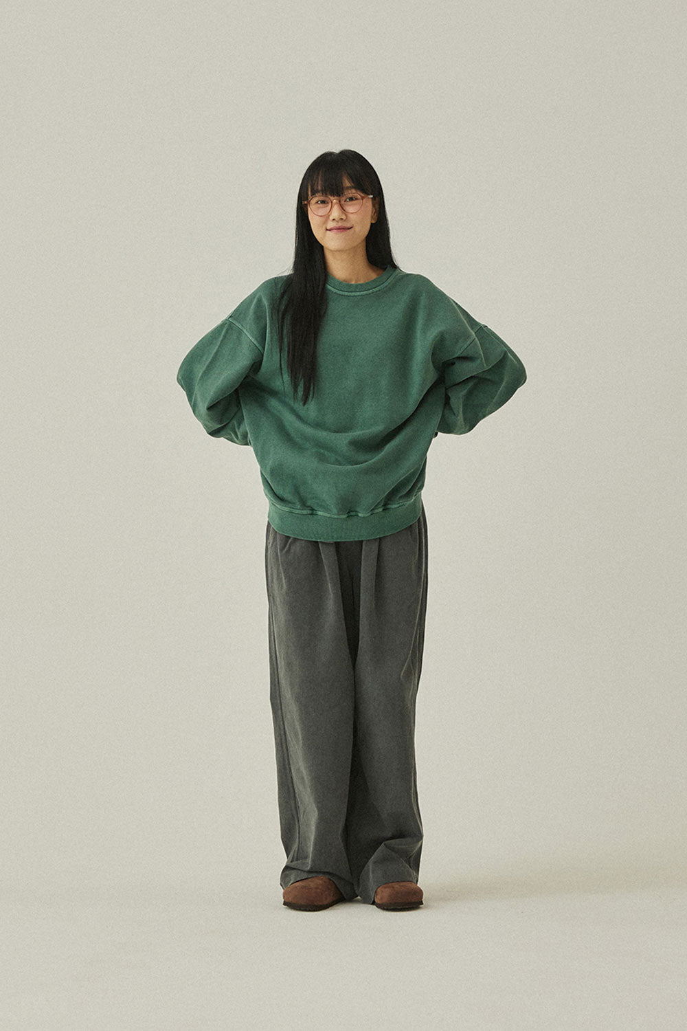 Pigment Sweatshirt (Deep Green)
