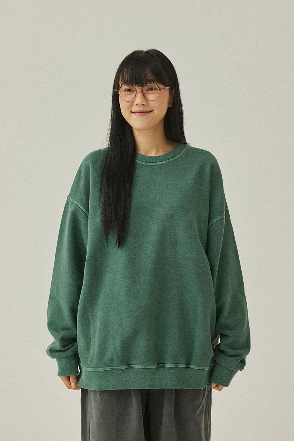 Pigment Sweatshirt (Deep Green)