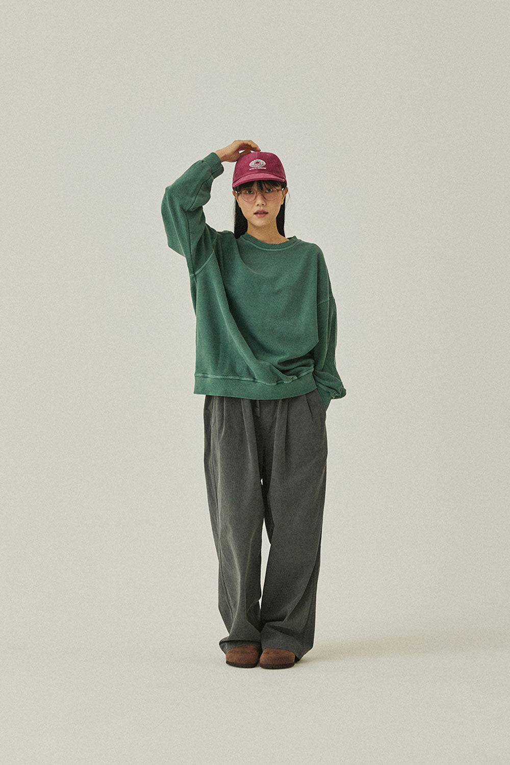 Pigment Sweatshirt (Deep Green)