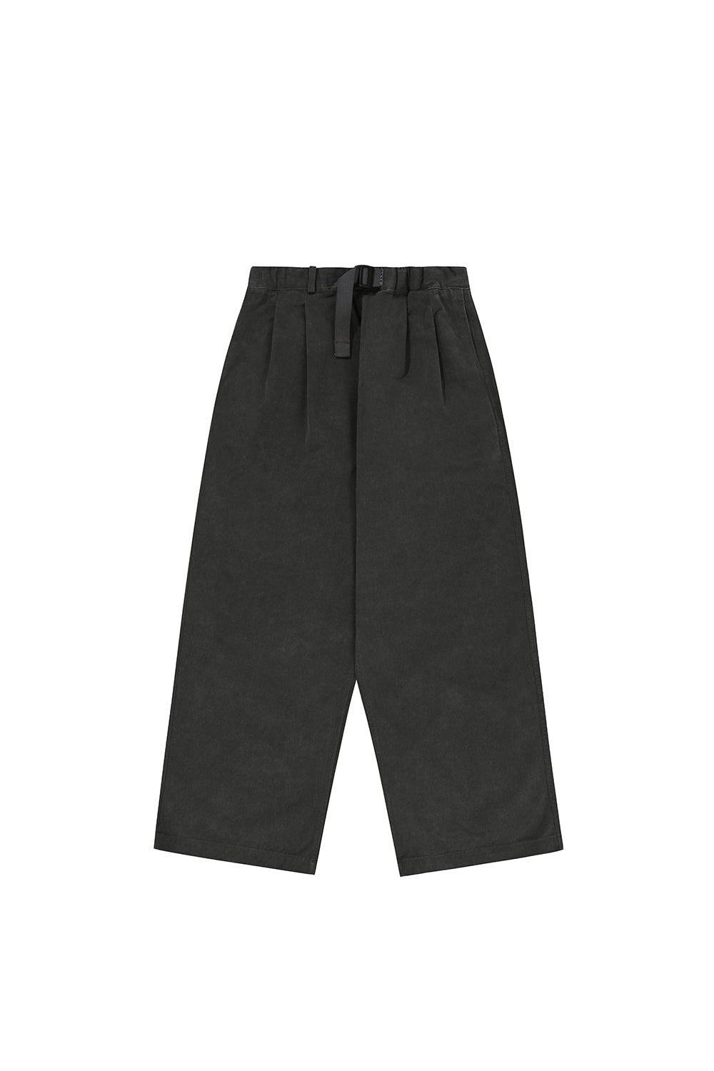 Pigment Two Tuck Wide Pants (Charcoal)