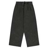 Pigment Two Tuck Wide Pants (Charcoal)