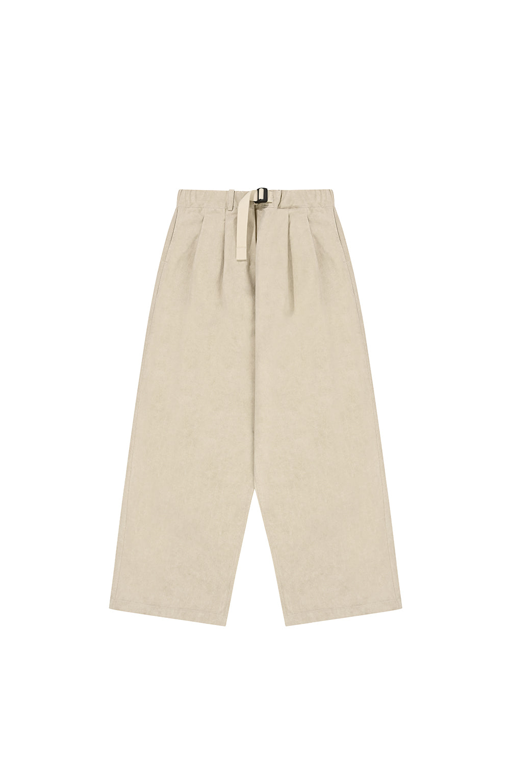 Pigment Two Tuck Wide Pants (Cream)
