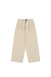 Pigment Two Tuck Wide Pants (Cream)