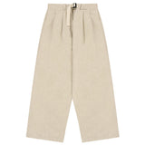 Pigment Two Tuck Wide Pants (Cream)