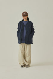 Pigment Two Tuck Wide Pants (Cream)