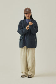 Pigment Two Tuck Wide Pants (Cream)