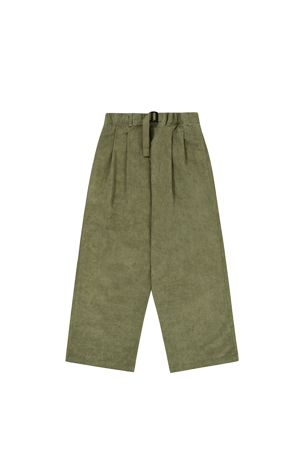 Pigment Two Tuck Wide Pants (Khaki)