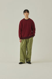 Pigment Two Tuck Wide Pants (Khaki)