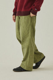 Pigment Two Tuck Wide Pants (Khaki)