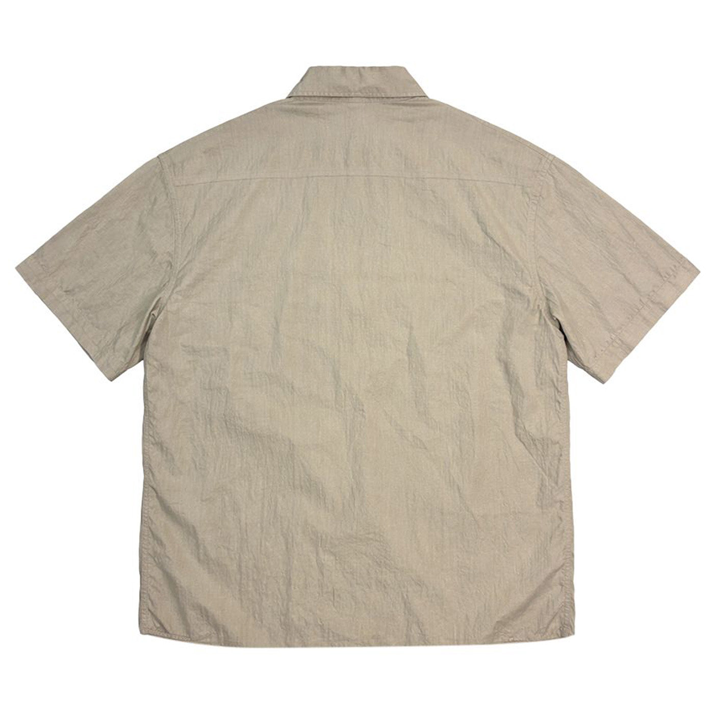 Pocket Utility Half Shirt (Beige)