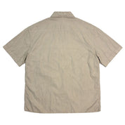 Pocket Utility Half Shirt (Beige)