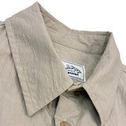 Pocket Utility Half Shirt (Beige)