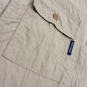 Pocket Utility Half Shirt (Beige)