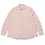 Light pink button-up shirt on a white background