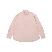 light pink long sleeve shirt on a white background
