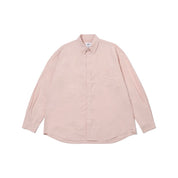 light pink long sleeve shirt on a white background