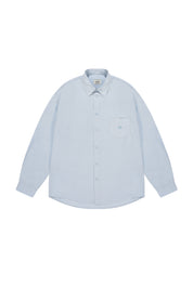 Light blue shirt on a white background
