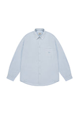 Relaxed Cotton Shirt (Sky Blue)