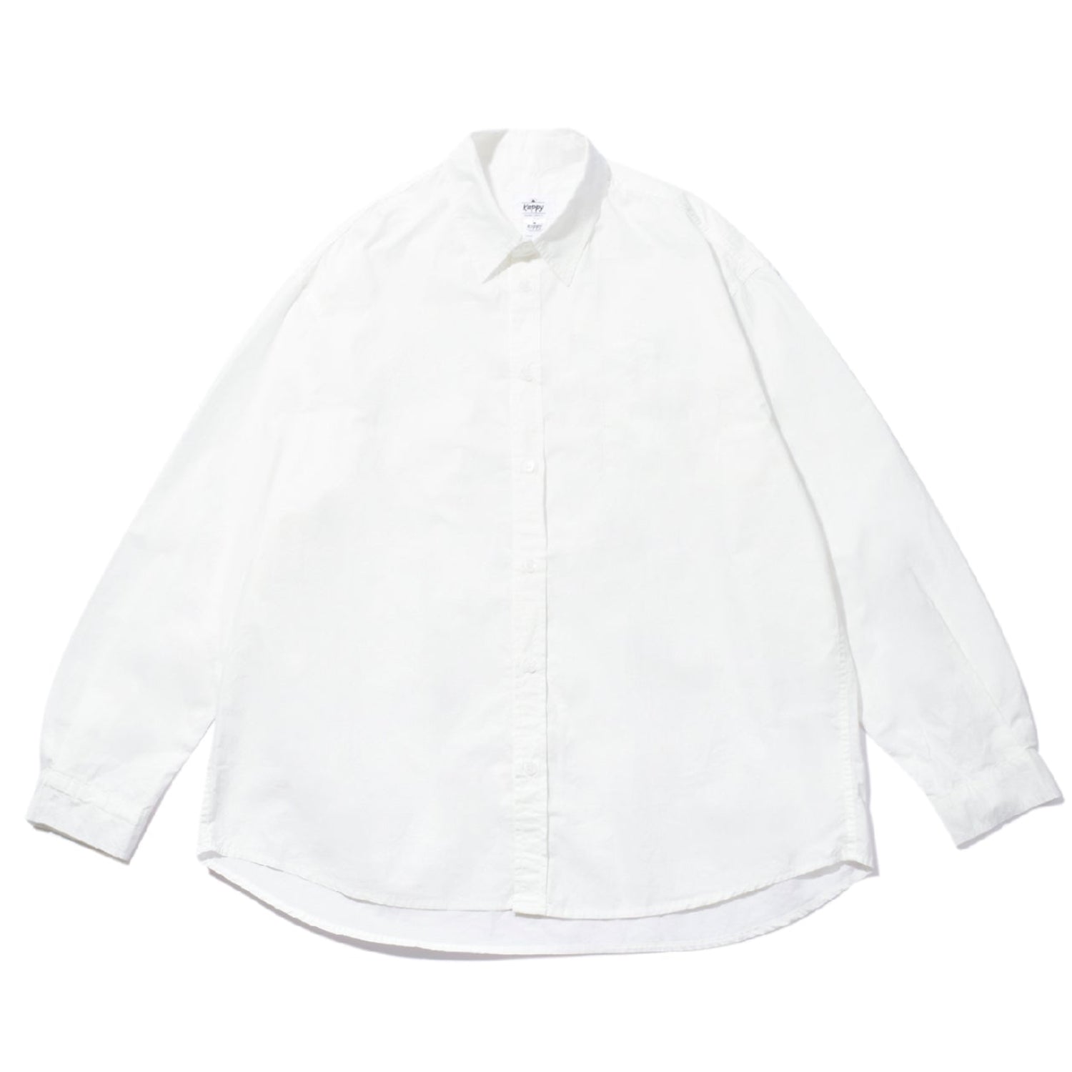 white long sleeve shirt on white background
