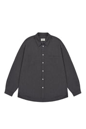 Relaxed Oxford Shirt (Charcoal)