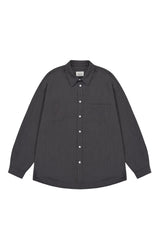 Relaxed Oxford Shirt (Charcoal)
