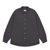 Relaxed Oxford Shirt (Charcoal)