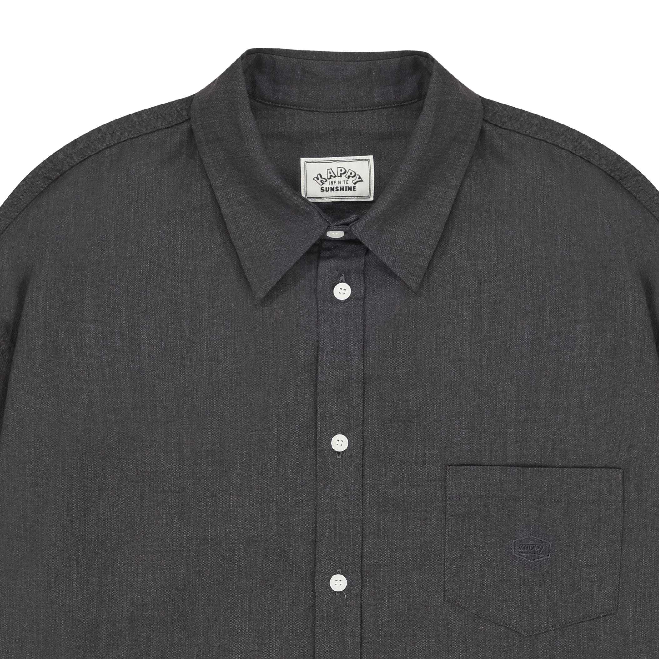 Relaxed Oxford Shirt (Charcoal)