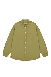 Relaxed Oxford Shirt (Olive)