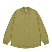 Relaxed Oxford Shirt (Olive)