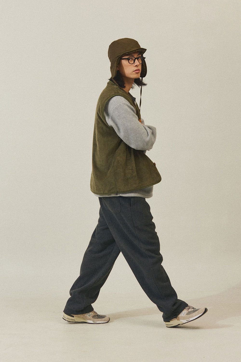 Reversible Trooper Hat (Khaki)