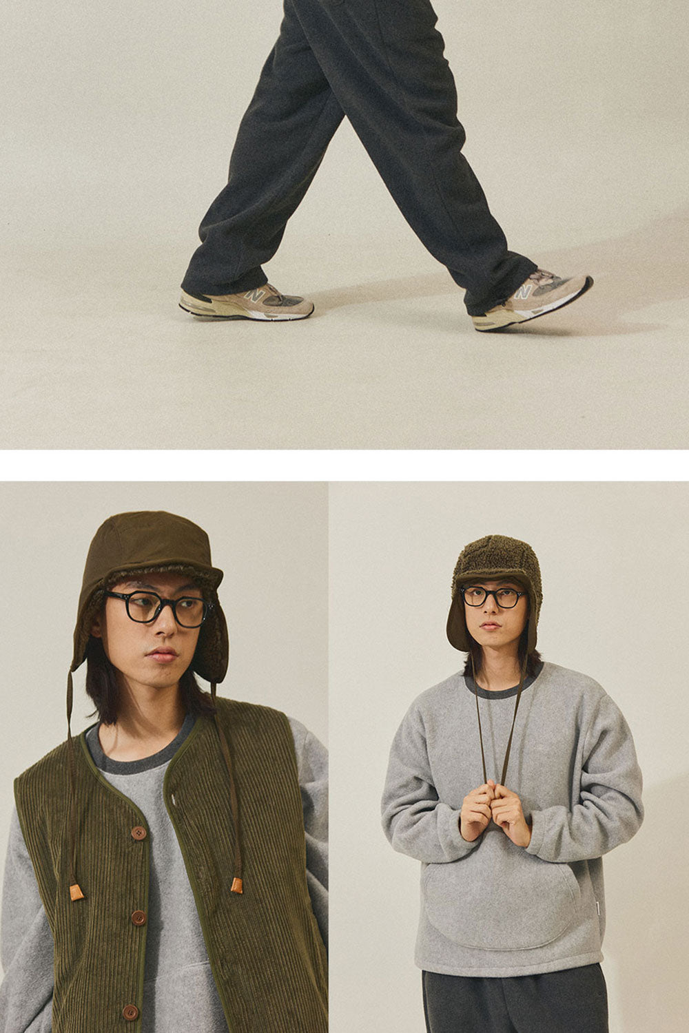 Reversible Trooper Hat (Khaki)