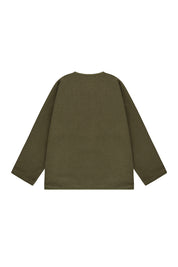 Reversible Utility Round Jacket (Khaki)