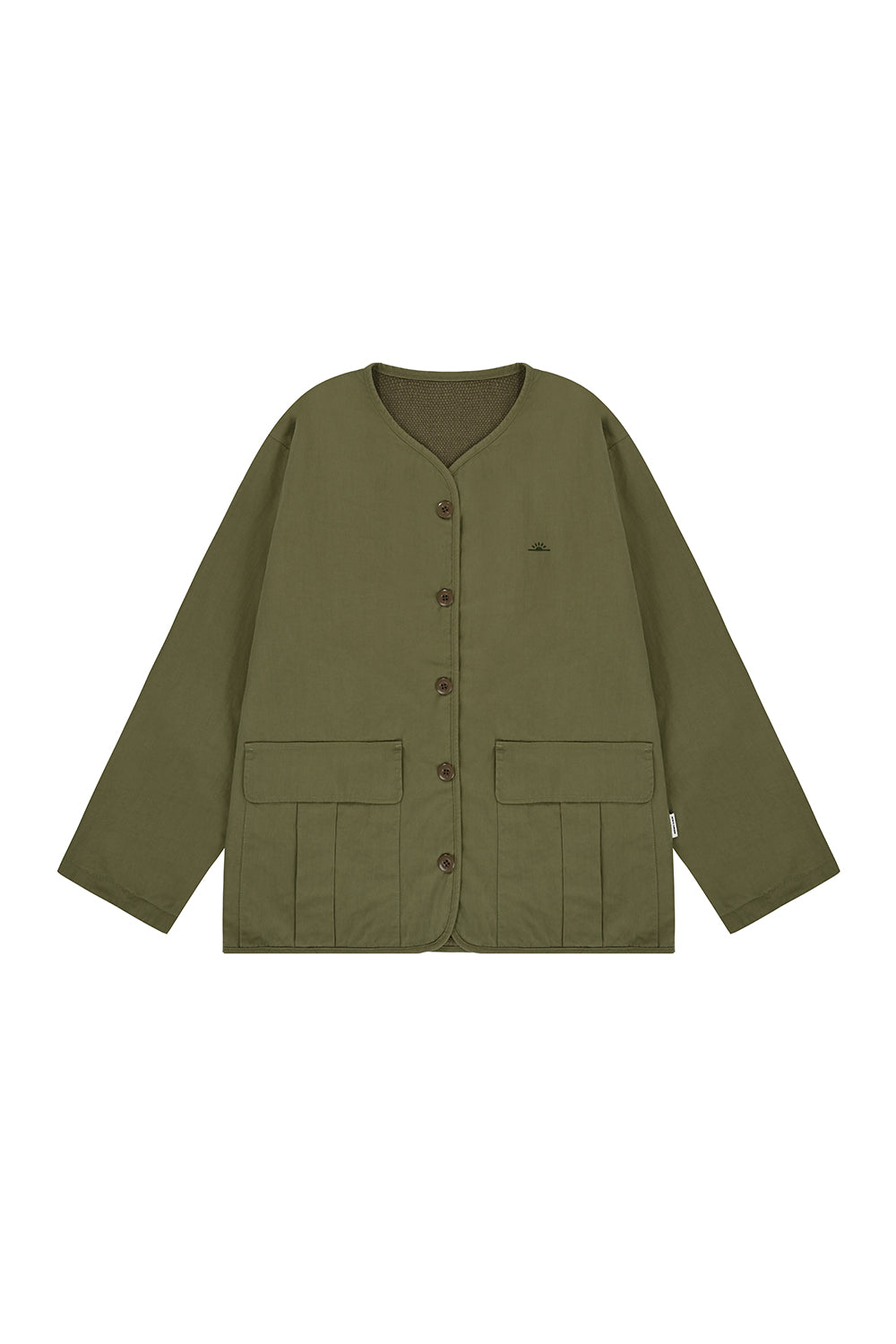 Reversible Utility Round Jacket (Khaki)
