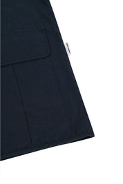 Reversible Utility Round Jacket (Navy)