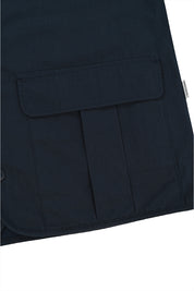 Reversible Utility Round Jacket (Navy)
