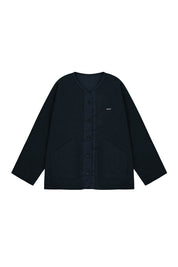 Reversible Utility Round Jacket (Navy)